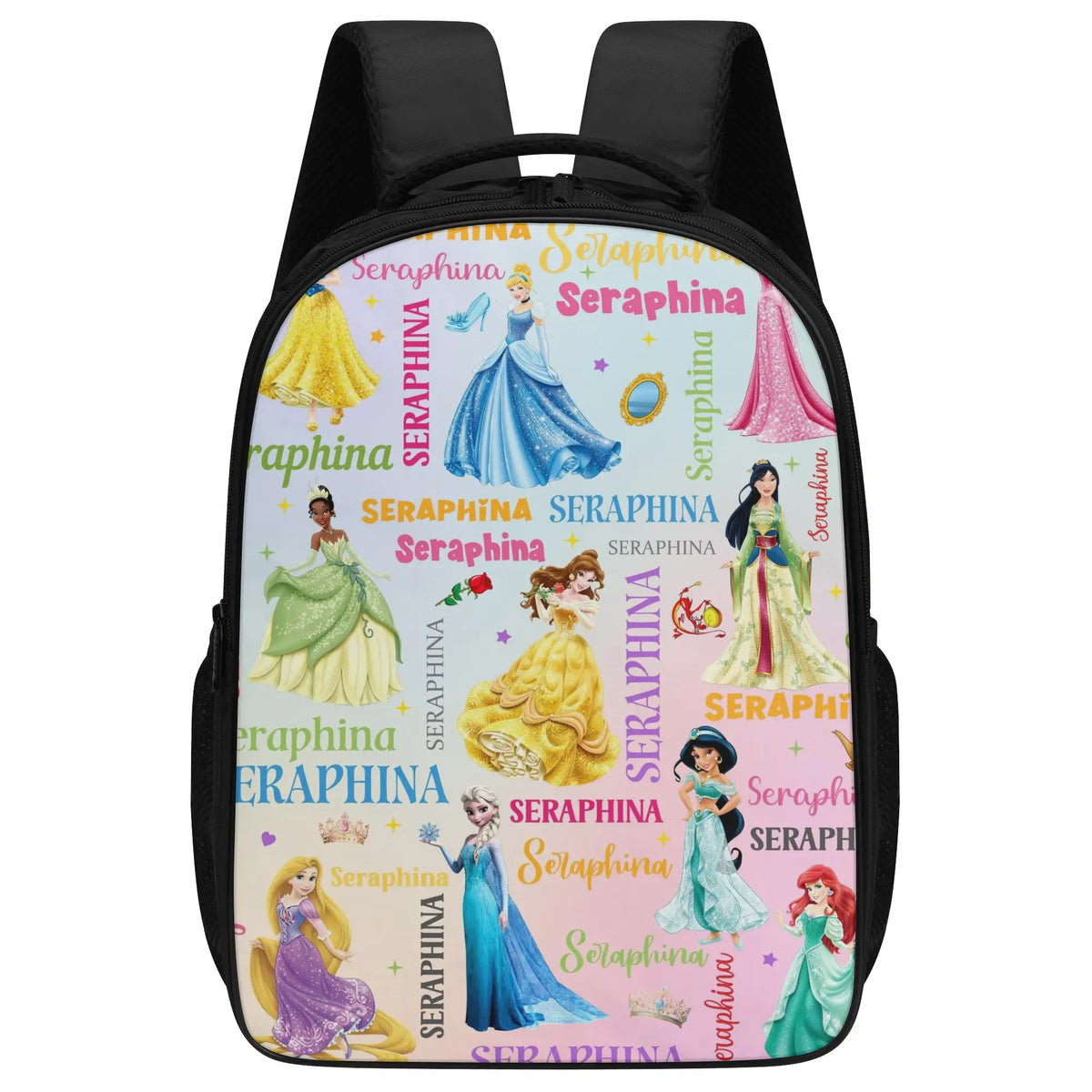 Personalized Princess Collection Name Backpack - Back to School