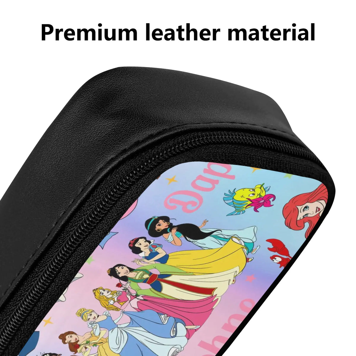 Personalized Watercolor Cartoon Princess Name Backpack - Back to School