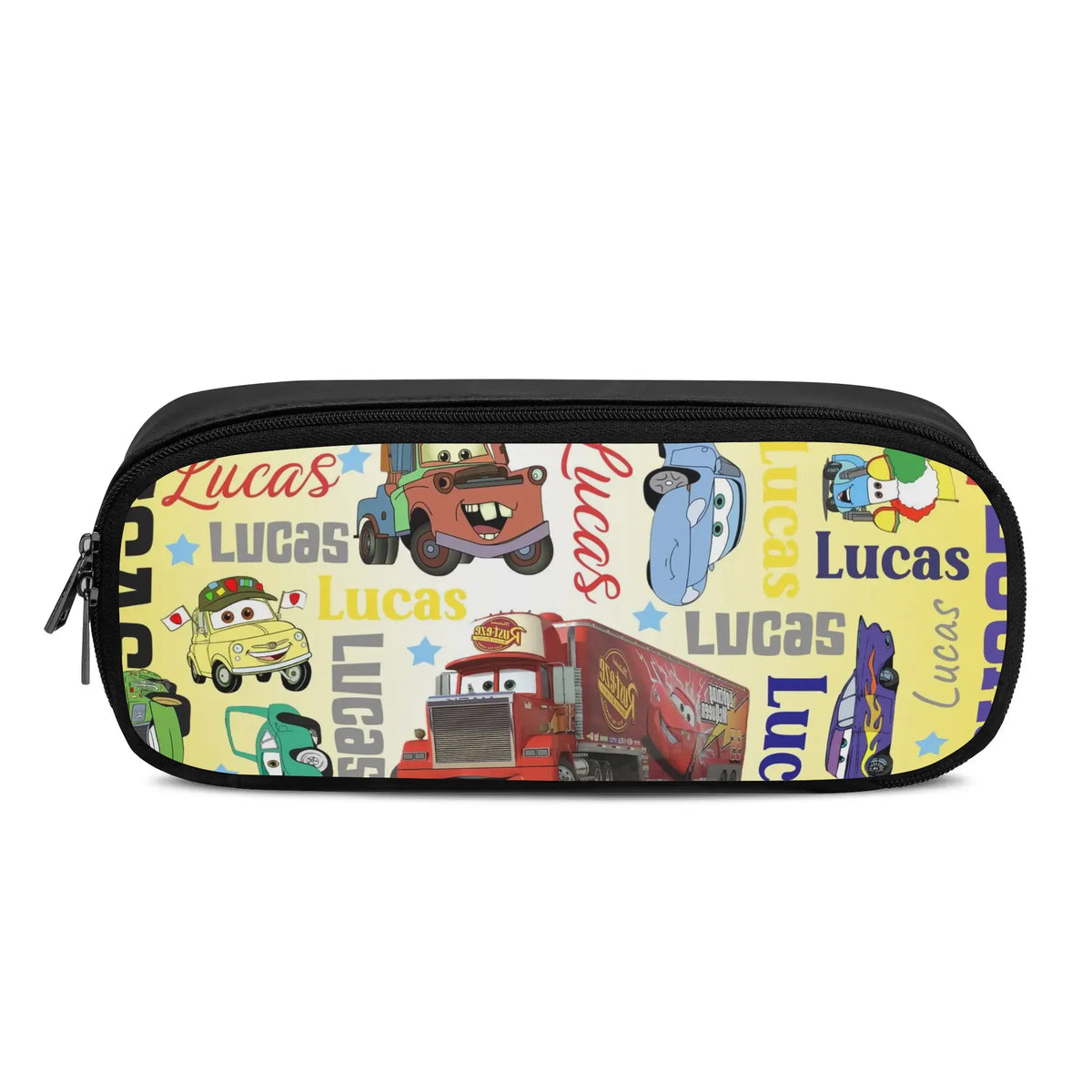 Personalized Cartoon Cars Name Backpack - Back to School