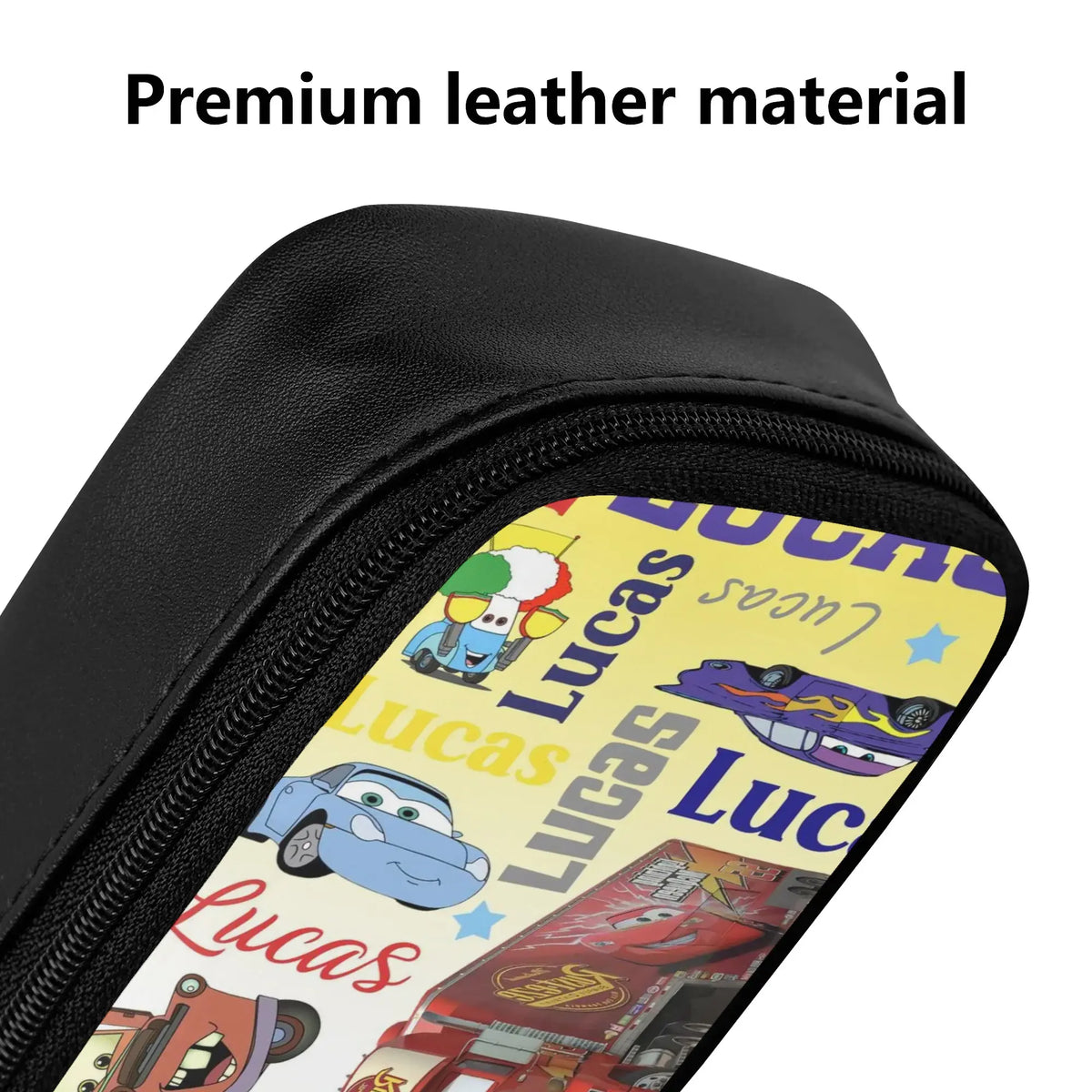 Personalized Cartoon Cars Name Backpack - Back to School