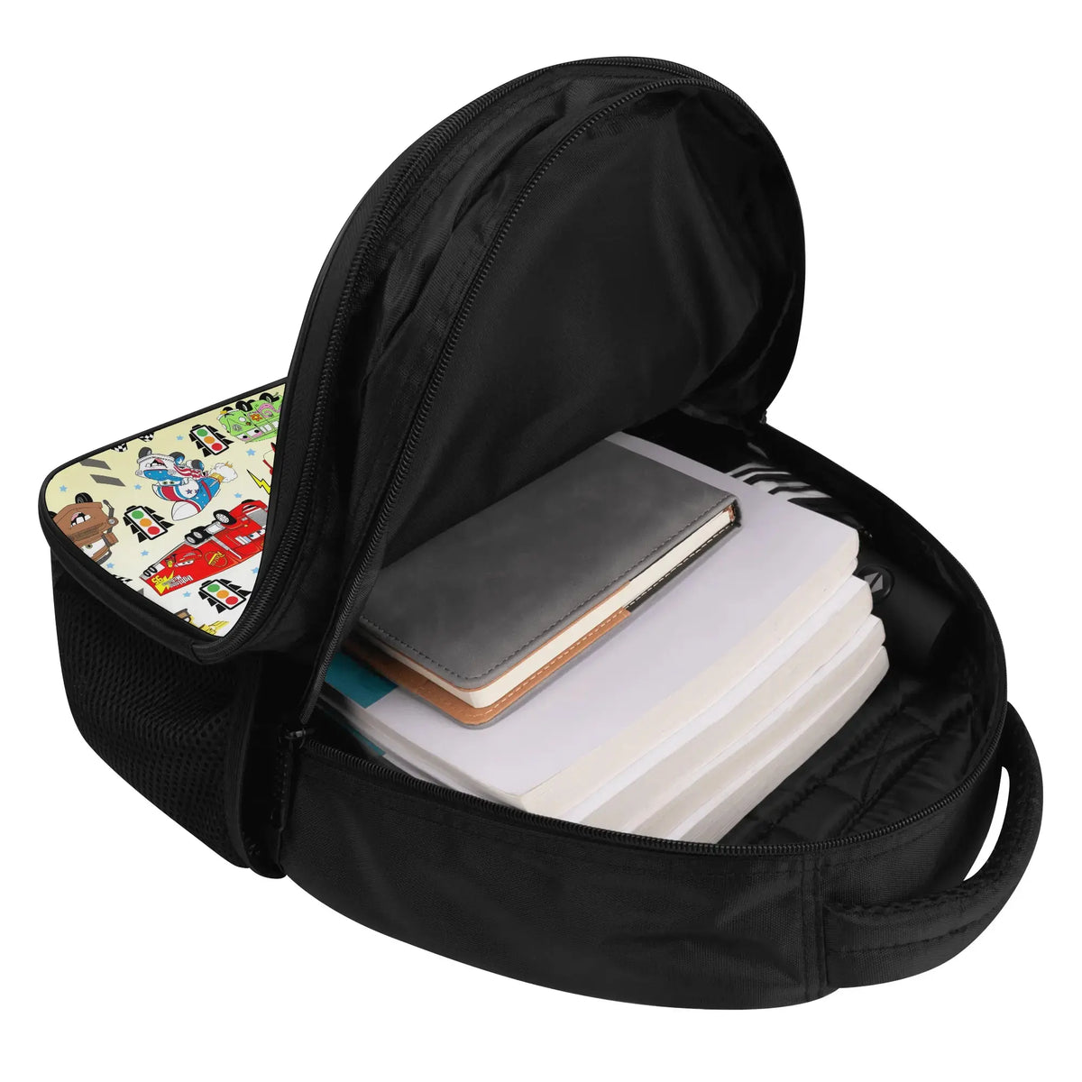 Personalized Cartoon Cute Car Name Backpack - Back to school