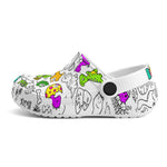 Custom Name Doodle Dinosaur Forest Kid's Slippers/Sandals