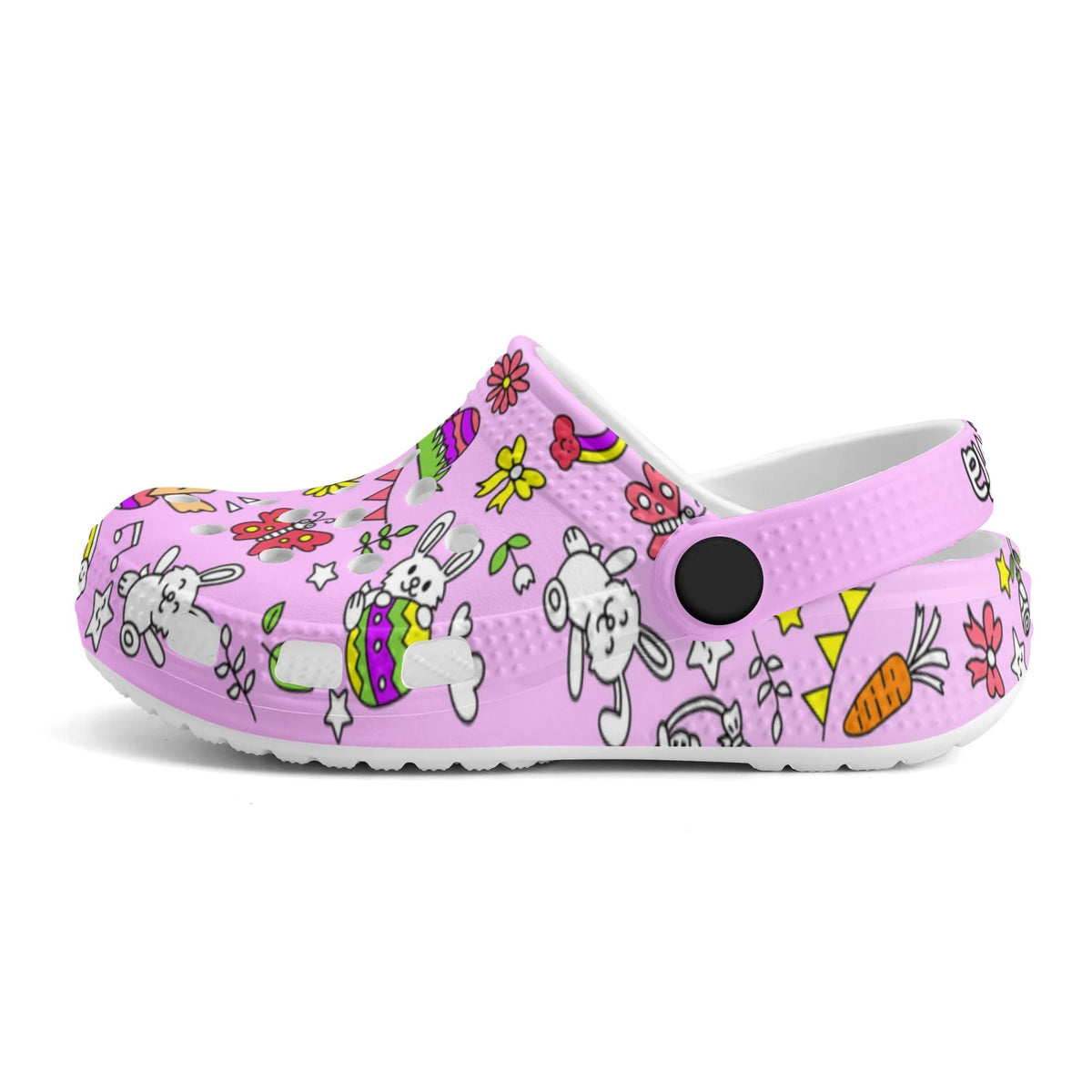 Custom Name Doodle Birthday Party Kid's Slippers/Sandals