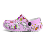 Custom Name Doodle Birthday Party Kid's Slippers/Sandals