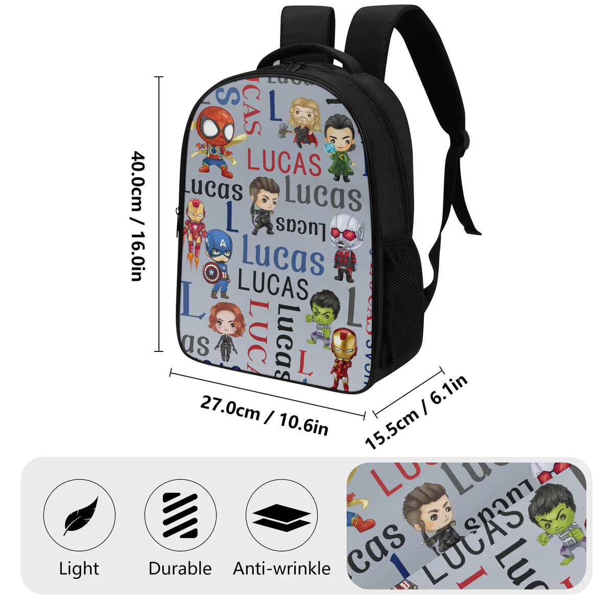 Personalized Kids Name Backpack - Back to School