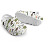 Custom Name Forest Dinosaur Kid's Slippers/Sandals