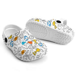 Custom Name Doodle Sports Ball Kid's Slippers/Sandals