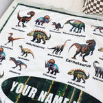 Personalized Jurassic Dinosaurs Blankets - Gifts for Kid