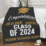 Customized Graduation Commemorative Blankets – Graduation Gifts