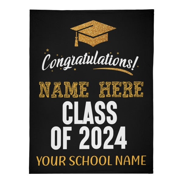 Customized Graduation Commemorative Blankets – Graduation Gifts