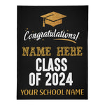 Customized Graduation Commemorative Blankets – Graduation Gifts