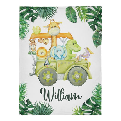 Personalized Cute Safari Forest Animals - Gifts for Baby