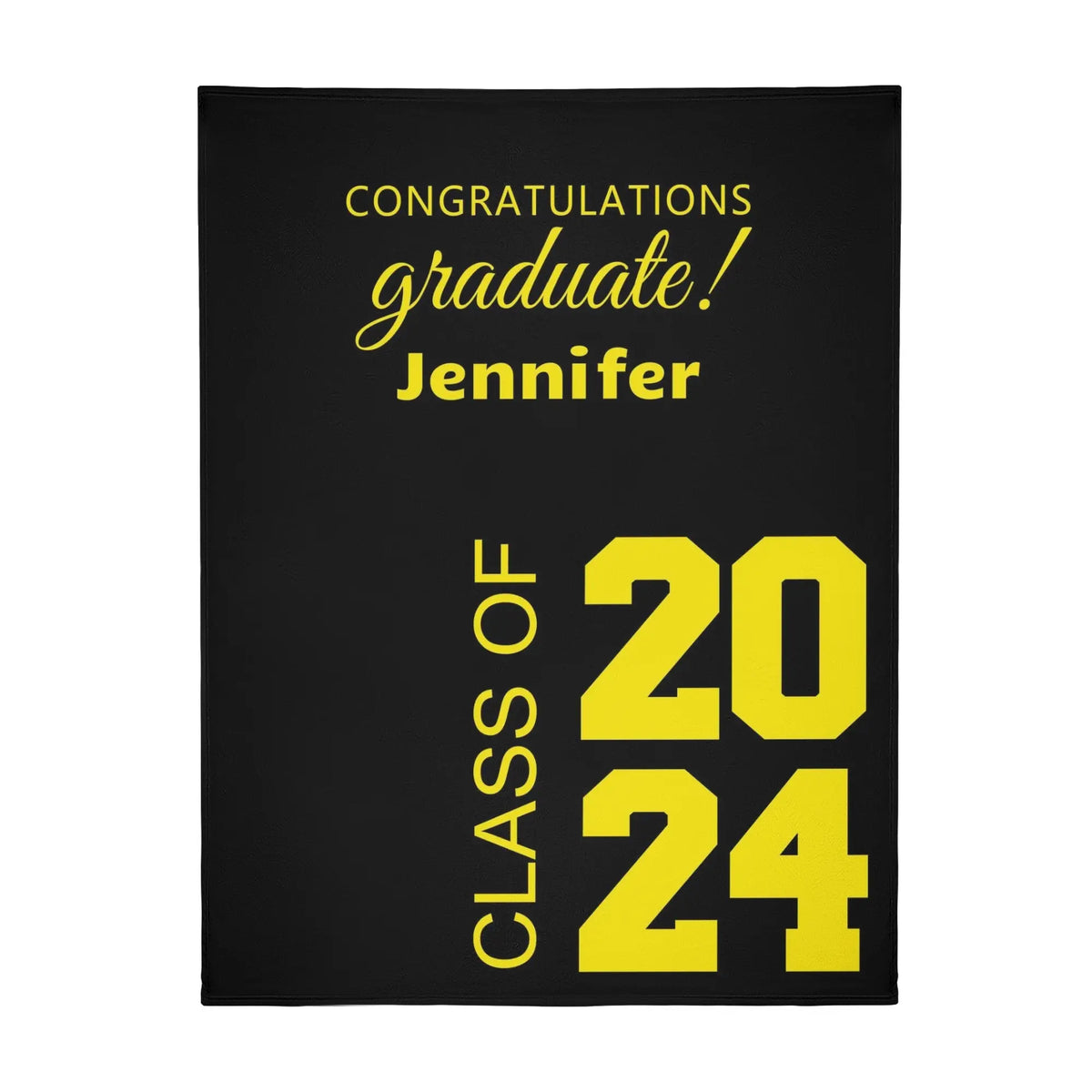 Personalized Custom Graduation Blankets - Graduation Gifts