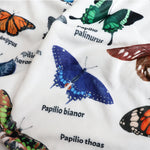 Personalized Butterfly Encyclopedia Name Blanket - Gift for Kids