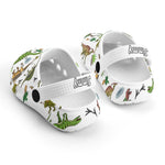 Custom Name Dinosaur Park Kid's Slippers/Sandals