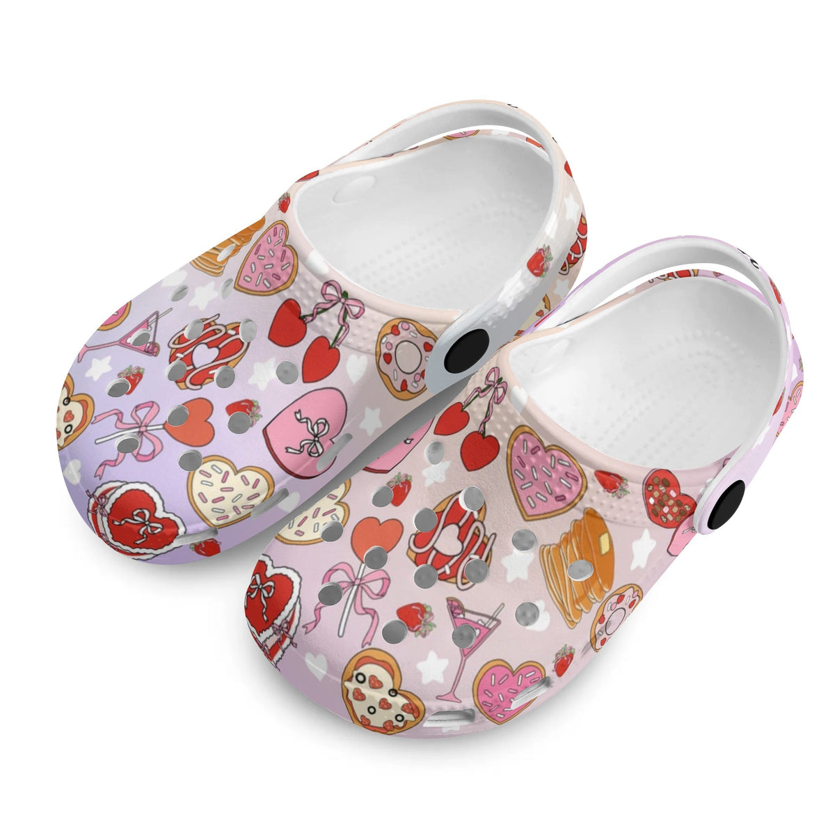 Custom Name Love Dessert Kid's Slippers/Sandals