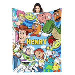 Personalized Kids Name Cute Blanket - Gifts for Kids