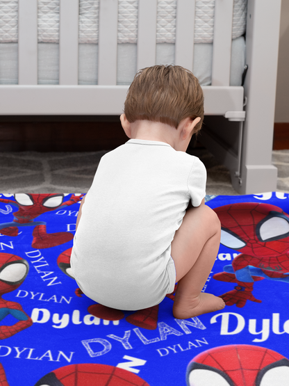 Personalized Boys Name Blanket - Gifts for Kids