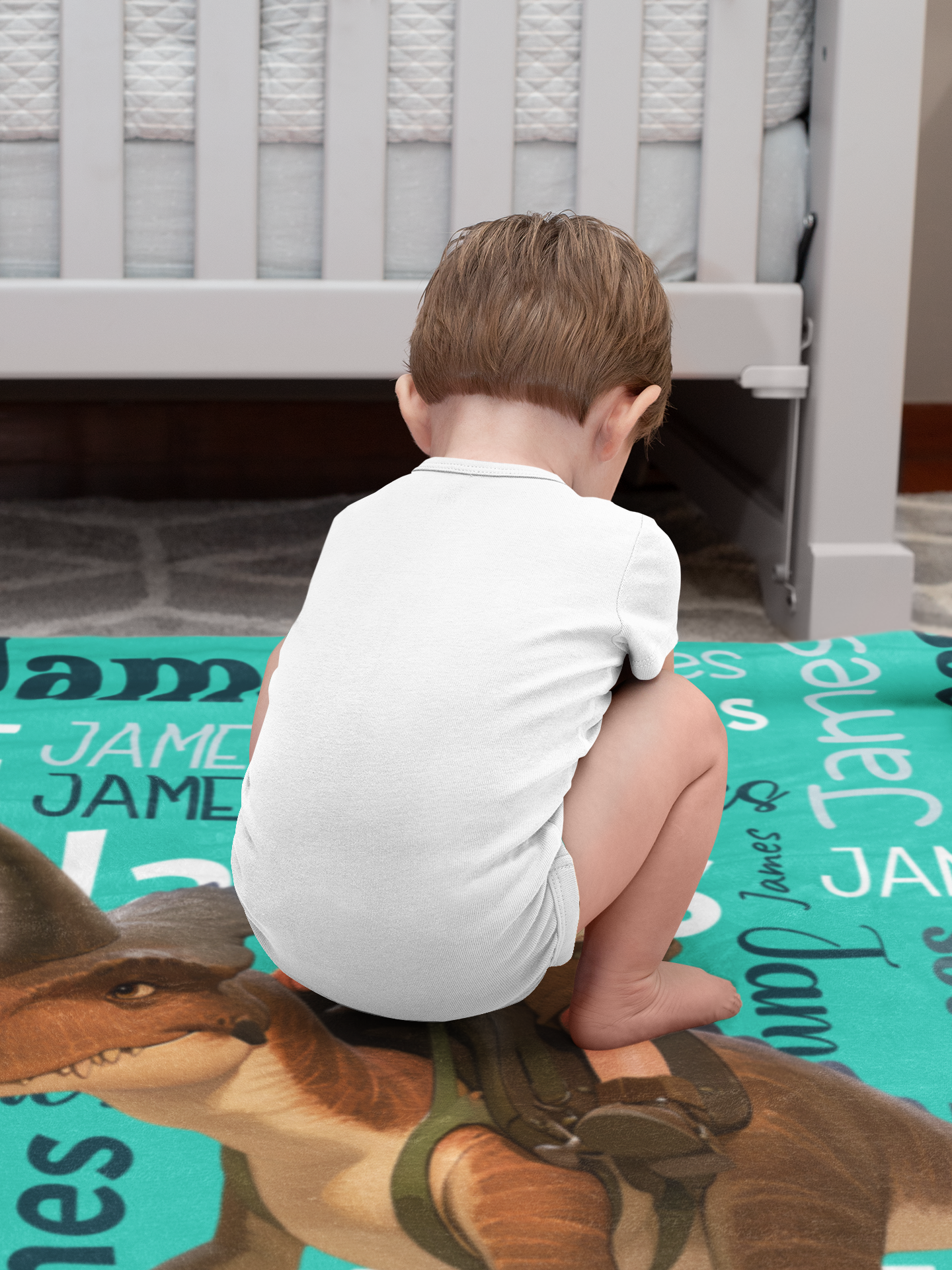 Custom Name Blanket For Kids, Grandkids - Personalized Photo