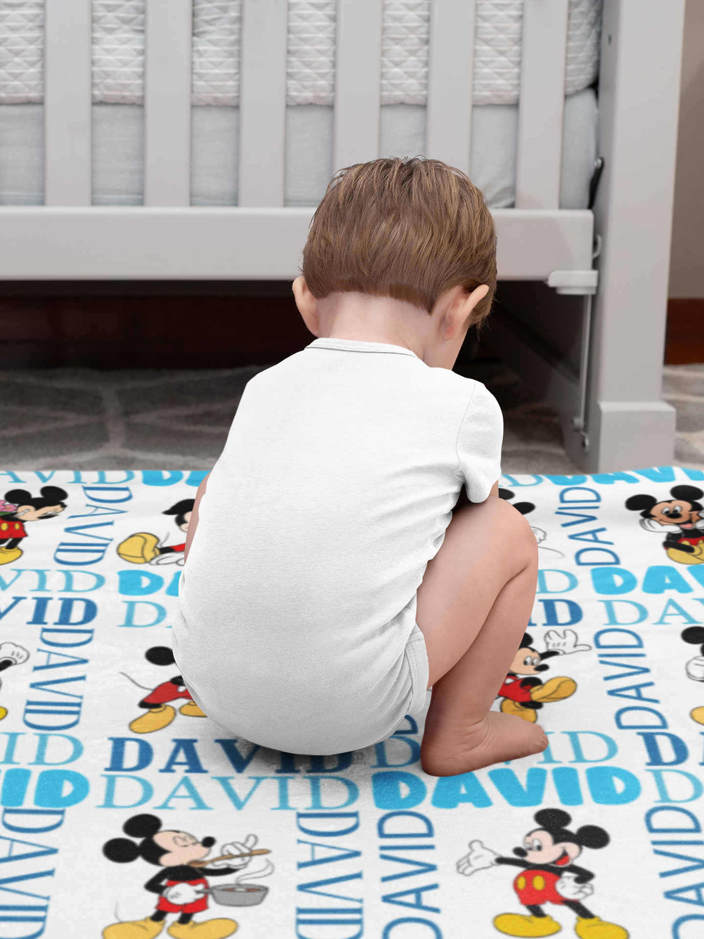 Personalized Cute Animals Children's Name Blankets - Gift for Kids