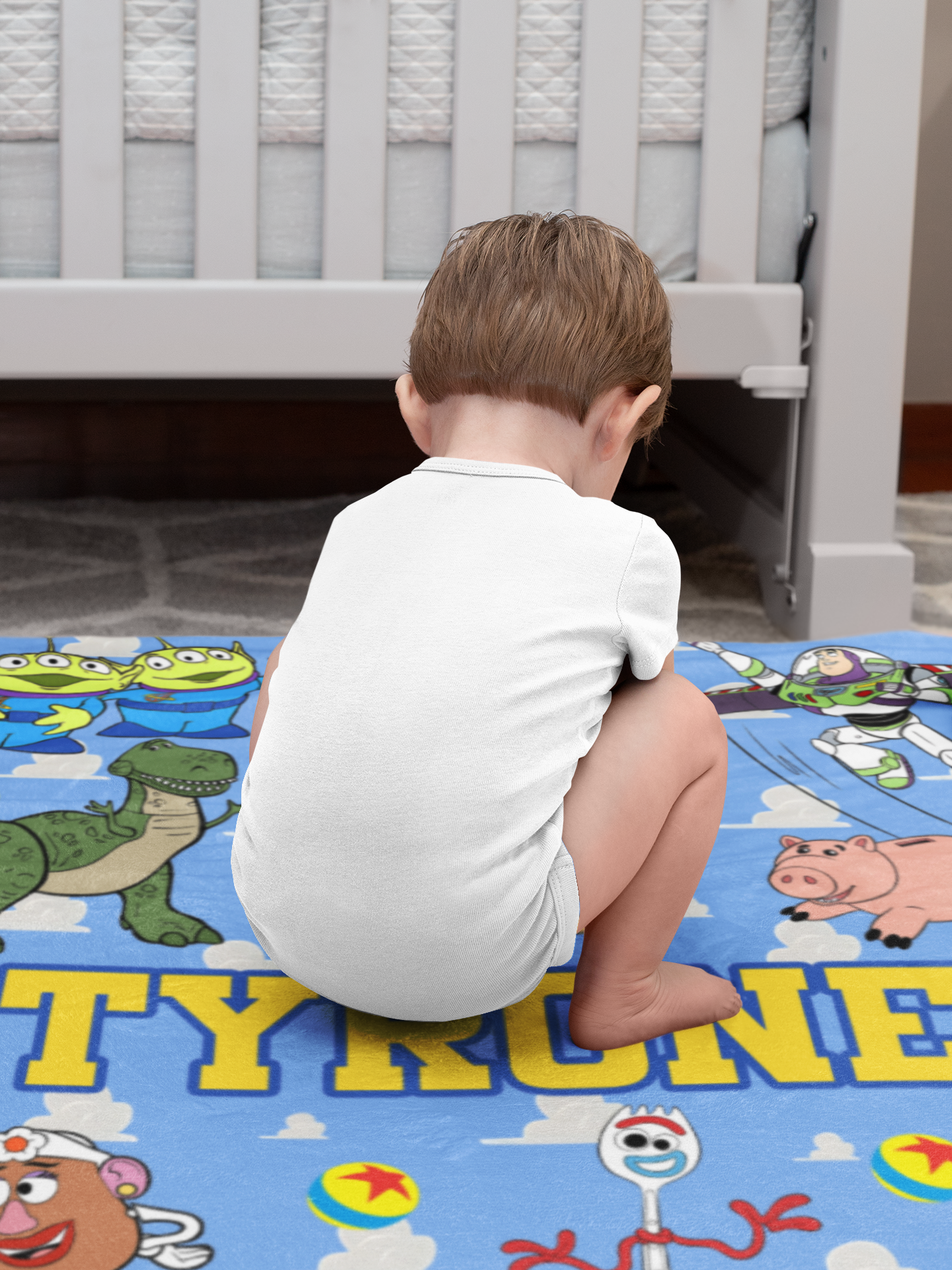 Personalized Toy Kids Name Blanket - Gifts for Kids