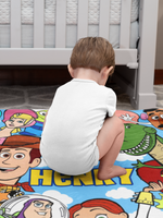 Personalized Kids Name Cute Blanket - Gifts for Kids
