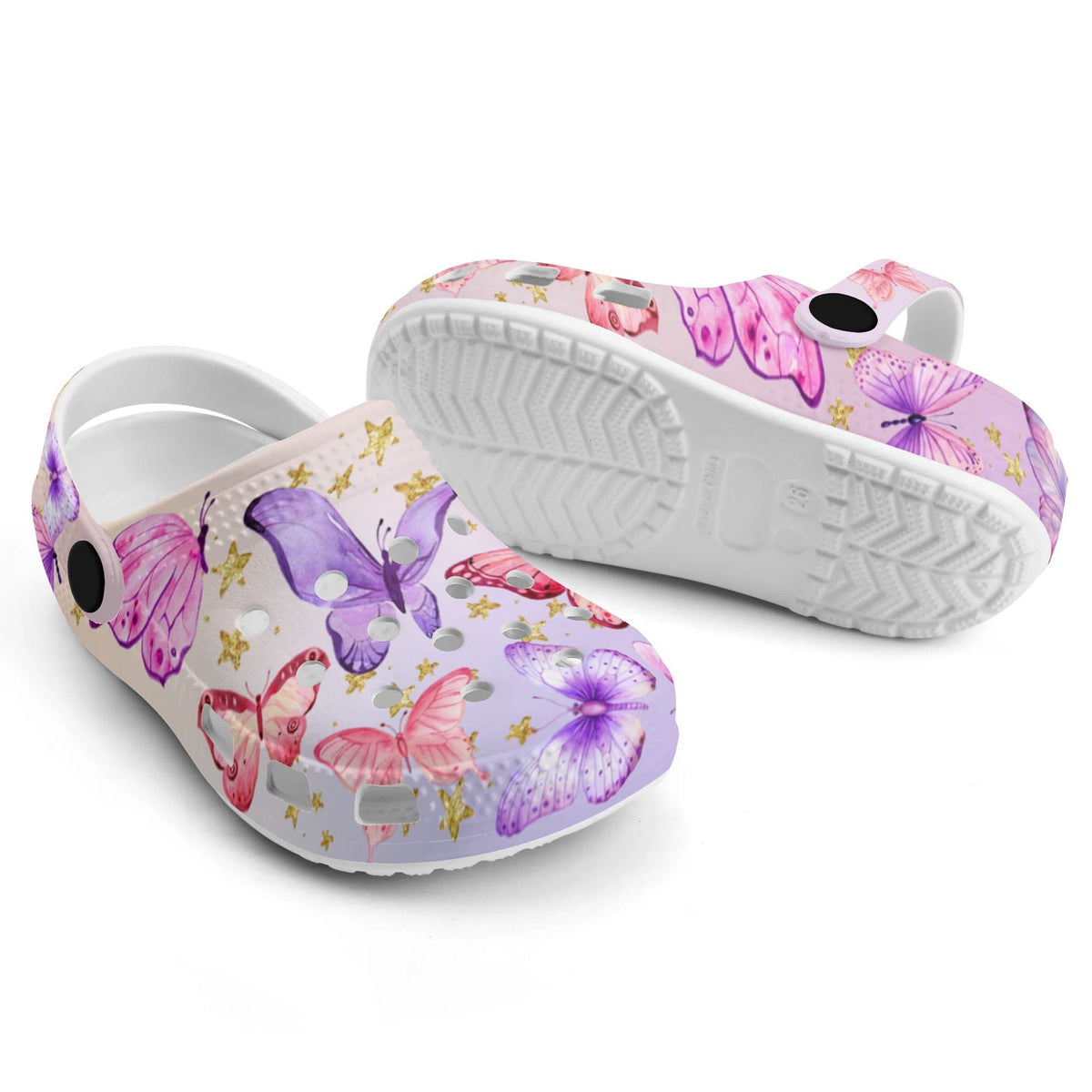 Custom Name Butterfly Star Kid's Slippers/Sandals