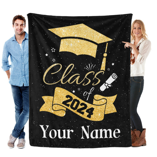 Personalized Premium Graduation Blanket Gift - Graduation Gifts