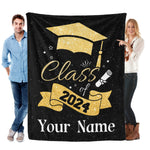 Personalized Premium Graduation Blanket Gift - Graduation Gift