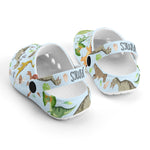 Custom Name Dinosaur Fossils Kid's Slippers/Sandals