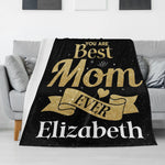 Personalized Classic Parents Name Blanket - Gift for Family