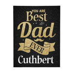 Personalized Classic Parents Name Blanket - Gift for Family