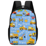 Personalized Cartoon Transport Truck Backpack - Back to School