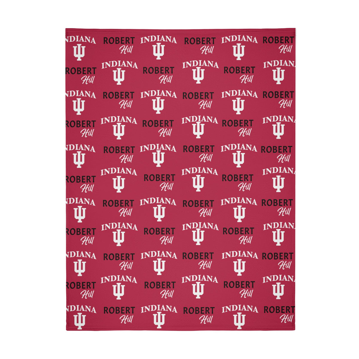 Personalized School Badge Name Blanket