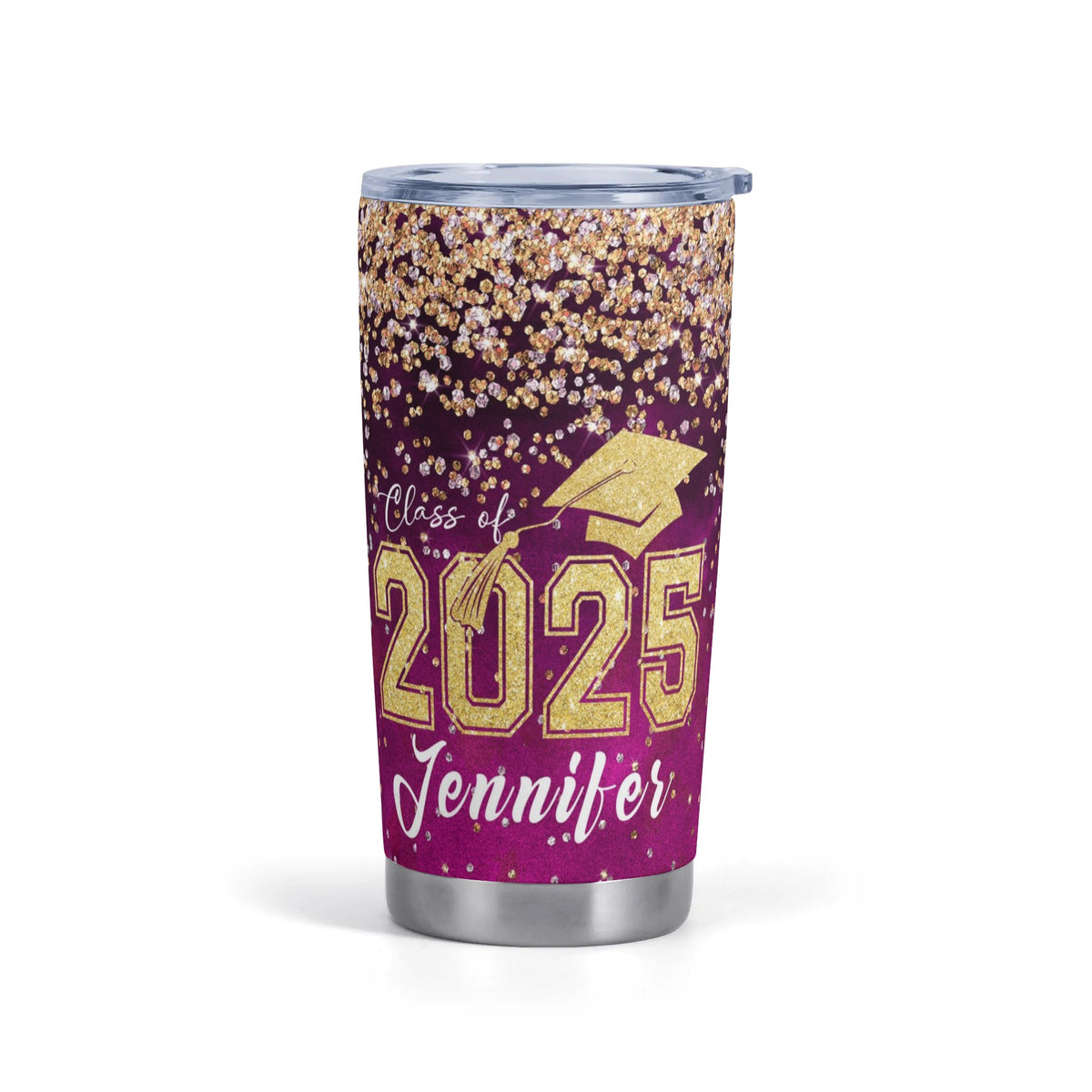 Personalized Class of 2025 Tumbler Graduation Name- Graduation Gifts