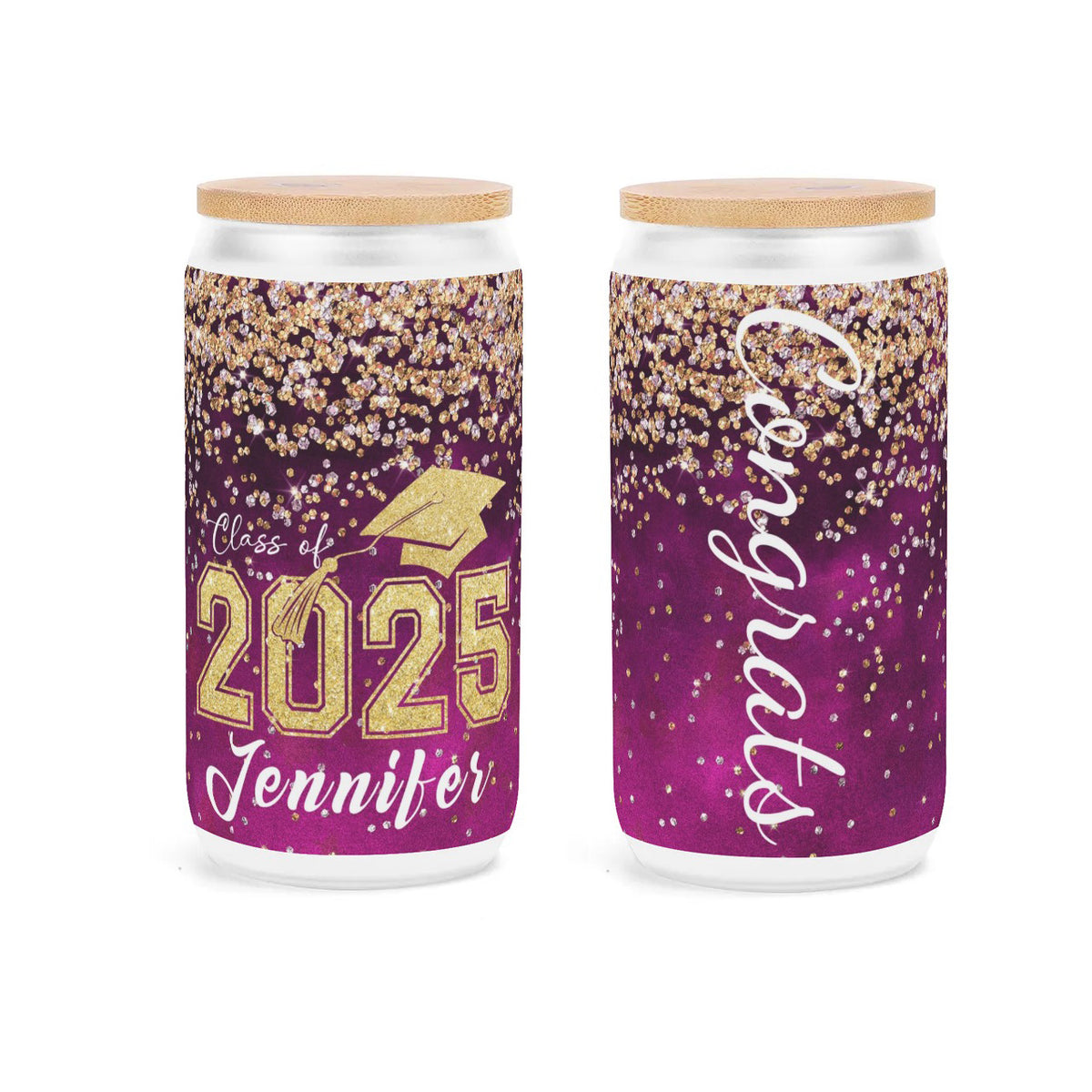 Personalized Class of 2025 Tumbler Graduation Name- Graduation Gifts