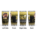 Personalized Class of 2025 Tumbler Graduation Photo Name- Graduation Gifts