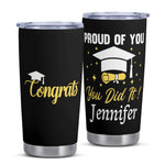 Personalized Custom Name Graduation Class of 2025 Tumbler - Graduation Gifts