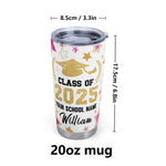 Personalized Custom Name Graduation Tumbler - Graduation Gifts