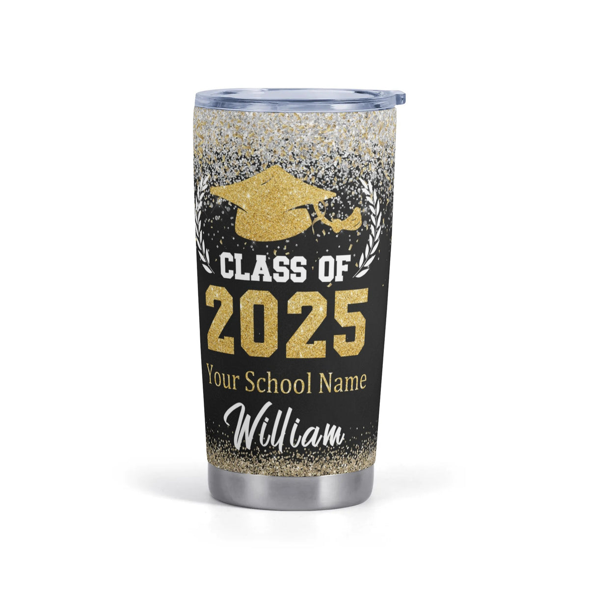 Personalized Name Graduation Class of 2025 Tumbler - Graduation Gifts