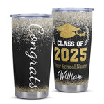 Personalized Name Graduation Class of 2025 Tumbler - Graduation Gifts