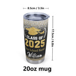 Personalized Name Graduation Class of 2025 Tumbler - Graduation Gifts