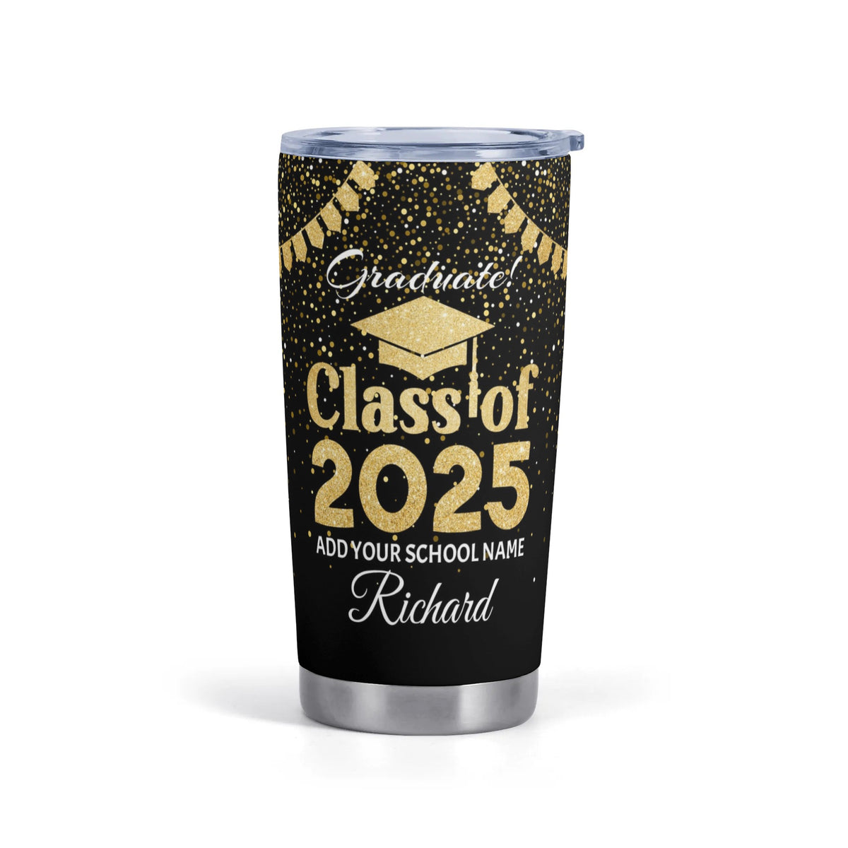 Personalized Name Graduations Class of 2025 Tumbler - Graduation Gifts