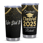 Personalized Name Graduations Class of 2025 Tumbler - Graduation Gifts