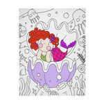 Undersea Mermaid Children's Coloring Blanket🎨- Gifts for Kids