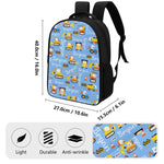 Personalized Cartoon Transportation Trucks Name Backpack - Back to School