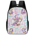 Personalized Cute Unicorn Girls Name Backpack - Back to School