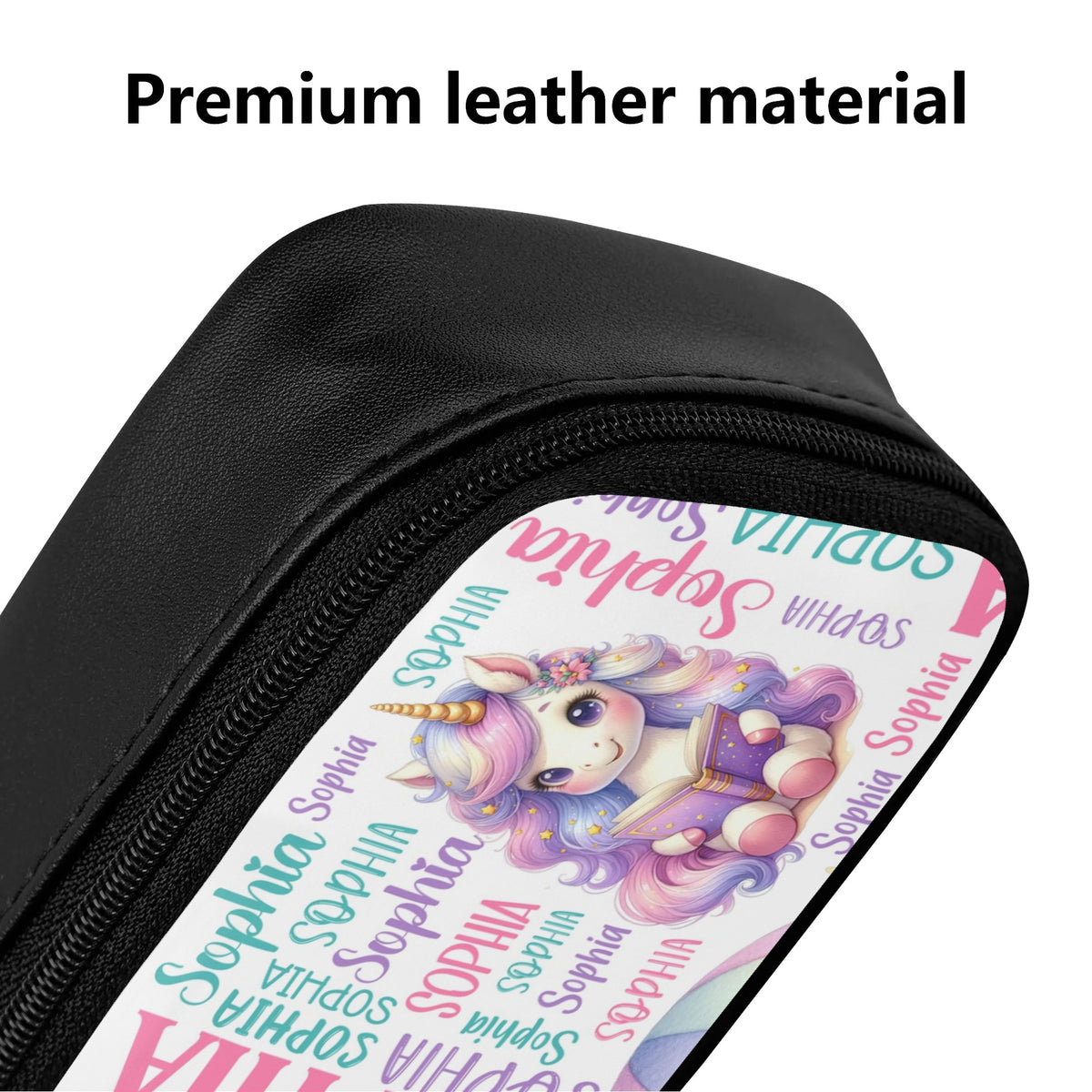 Personalized Cute Unicorn Girls Name Backpack - Back to School