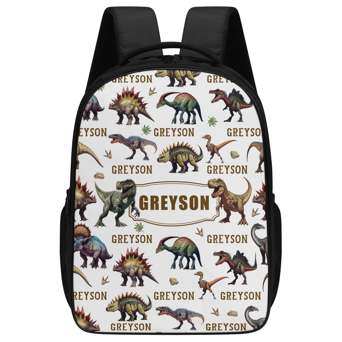 PersonalizedDinosaurs Themed Boy Name Backpack - Back to School