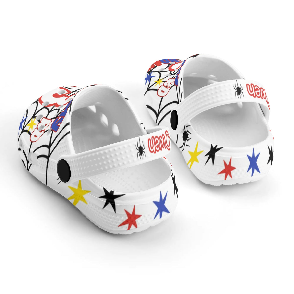 Custom Name Spider Web Kid's Slippers/Sandals